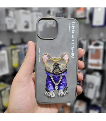 قاب چرمی ایفون 11 پرو نیمی داگ استایل