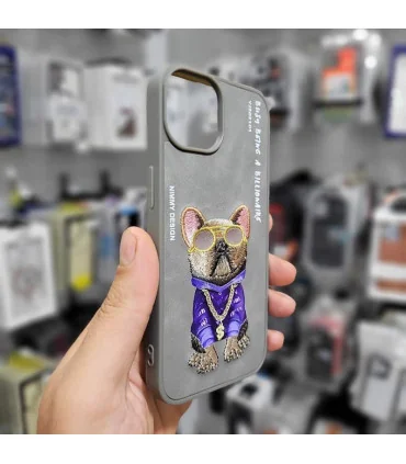 قاب چرمی ایفون 11 پرو نیمی داگ استایل