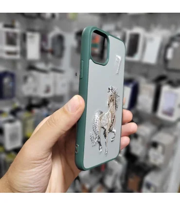 قاب چرم ایفون 11 پرو polo طرح اسب