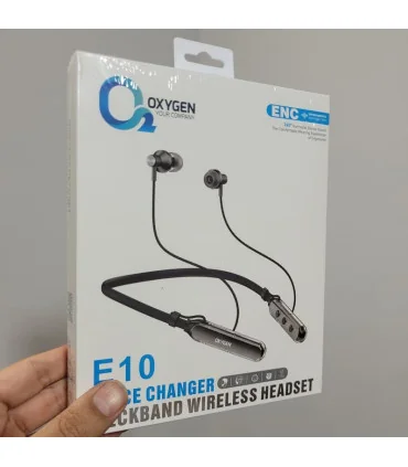 هندزفری گردنی اوکسیژن E10 قابلیت تقلید صدا