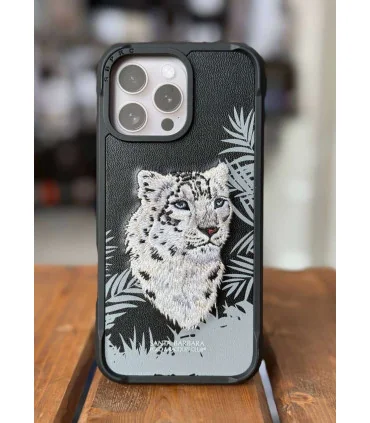 قاب polo چرمی ایفون 16 پرومکس ببر savana