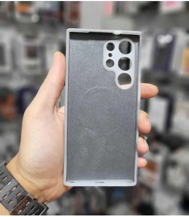 قاب سیلیکونی پاستیلی s23 ultra مگ سیف دار