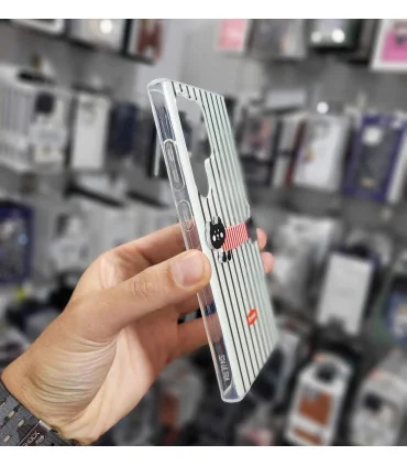 قاب کریستالی s24 ultra گربه برجسته