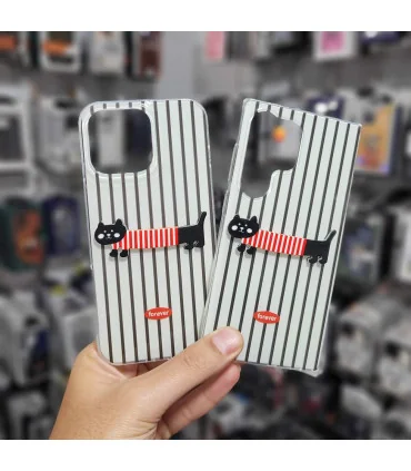 قاب کریستالی s24 ultra گربه برجسته