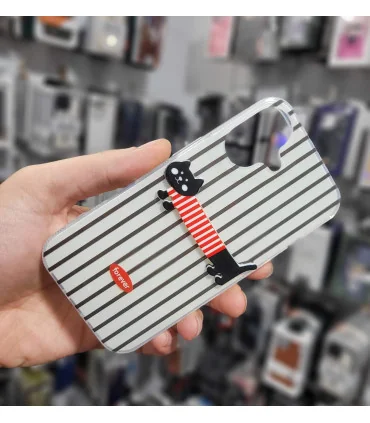 قاب کریستالی ایفون 16 گربه ی برجسته