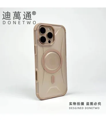 قاب کریستالی ایفون 15 پرومکس لنز فلزی uniqe