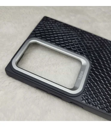 قاب چرمی s24 ultra لنز فلزی کجسا kajsa daie