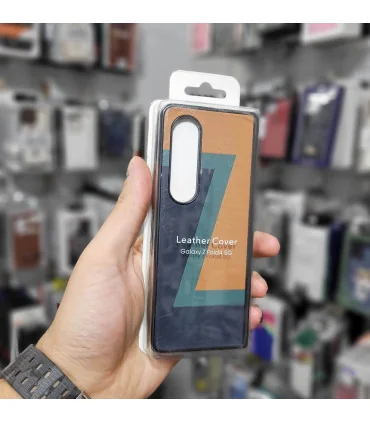 قاب چرمی z fold 4 مدل leather cover