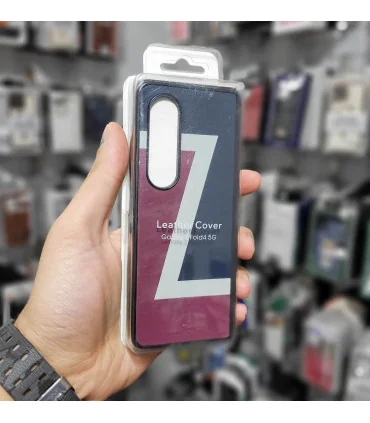 قاب چرمی z fold 4 مدل leather cover