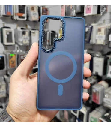 قاب مات اورجینال s25 ultra مگ سیف لنز فلزی q series