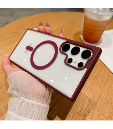 قاب شفاف s24 ultra مگ سیف clear case