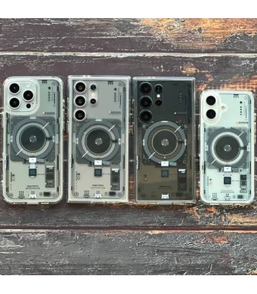 قاب اسپیگن s24 ultra مدل ultra hibrid مگ سیف