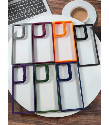 قاب کریستالی s24 ultra لنز استند case pro